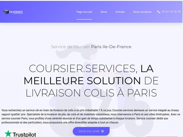 Coursier Paris - Ile de France