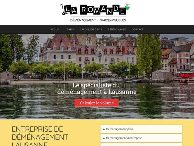 Société de déménagements en ville de Lausanne