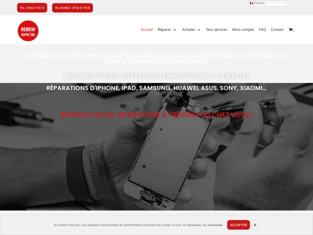 Renew myphone: boutique réparation de téléphone