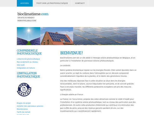 Le bioclimatisme