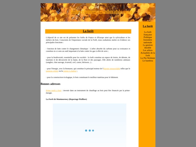 Infos sur l'environnement et l'ecologie