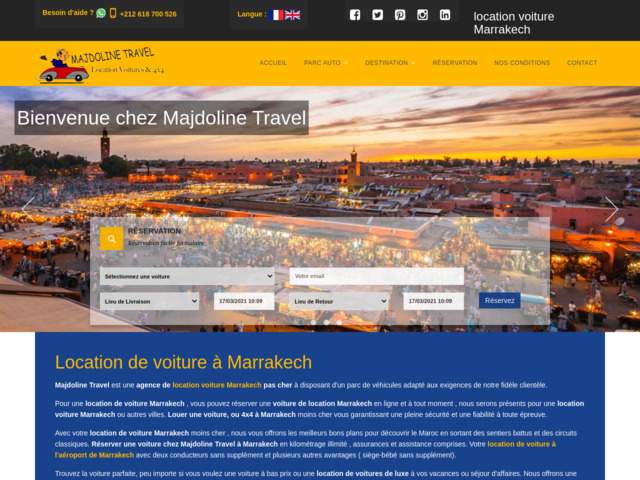 Location de voiture  Marrakech
