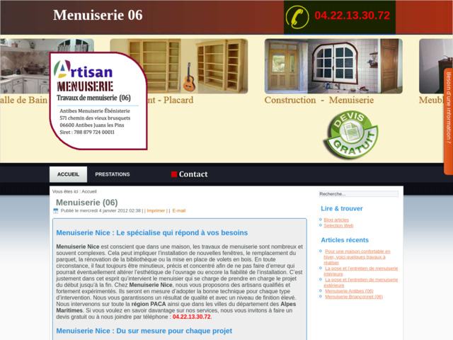 Menuiserie 06