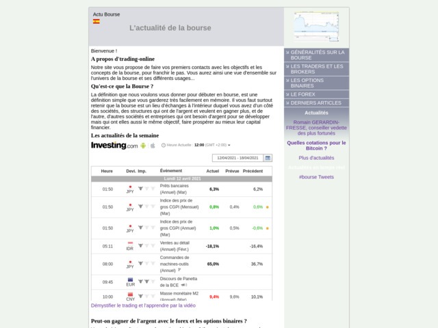 Trading en ligne