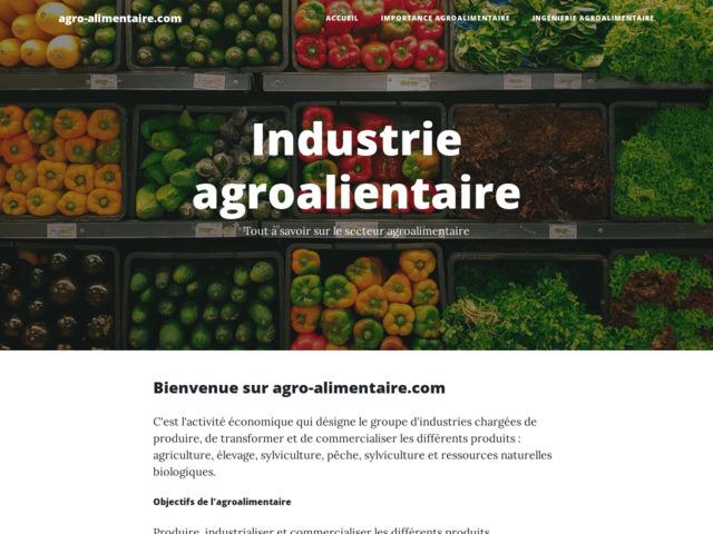 Actu sur l'agroalimentaire