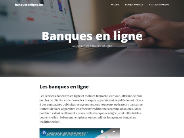 Le choix d'une banque