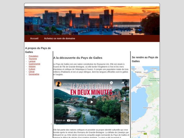 Revue sur le pays de galles