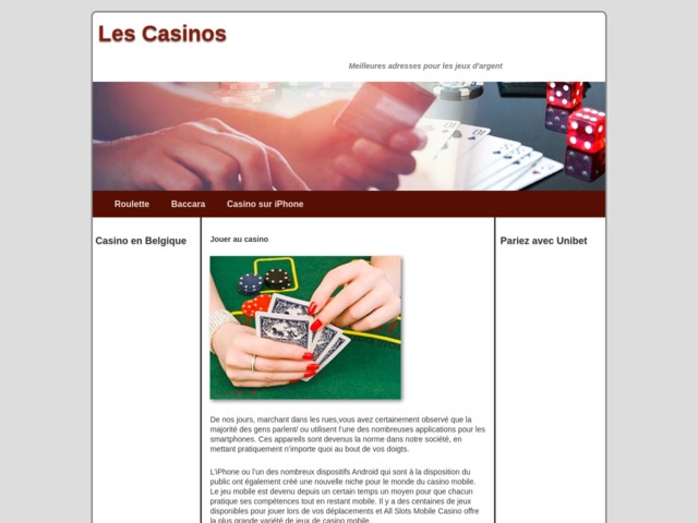 Jeux casinos