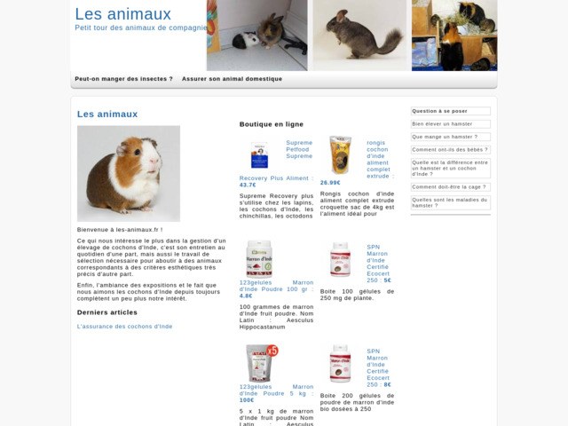 Les animaux