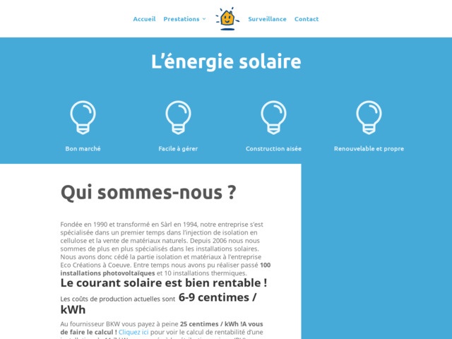Installation et maintenance de cellules solaires