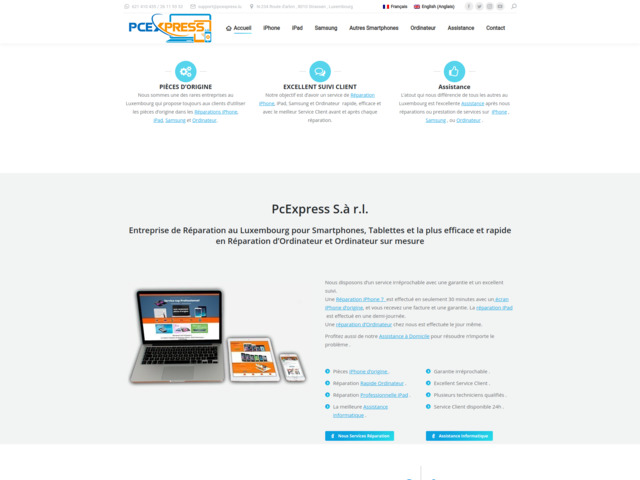 PC Express au Luxembourg