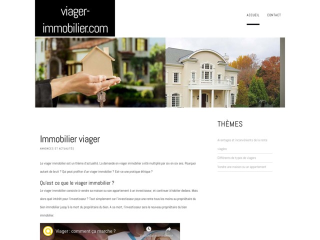 Infos sur le viager immobilier