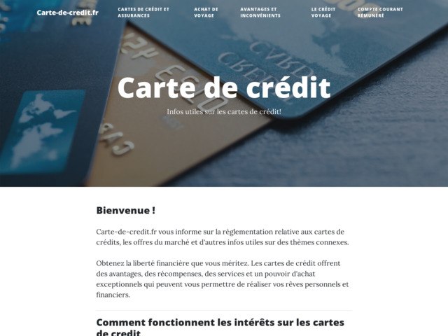 Zoom sur la carte de crédit