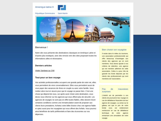 Partir en voyage en Amérique latine
