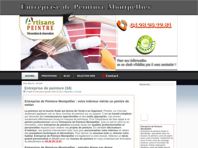 Entreprise de peinture 34