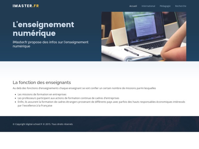 Tout savoir sur le iMaster