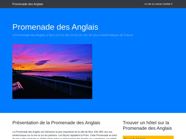 La promenade des anglais