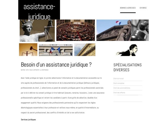 Infos sur l'assistance juridique