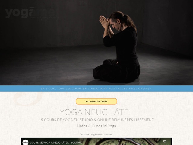 Leçons de yoga à Neuchâtel en Suisse