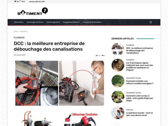 Dcouvrez notre entreprise de dbouchage canalisation  Nice