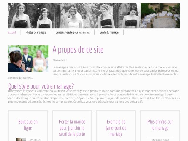 Photos de mariage