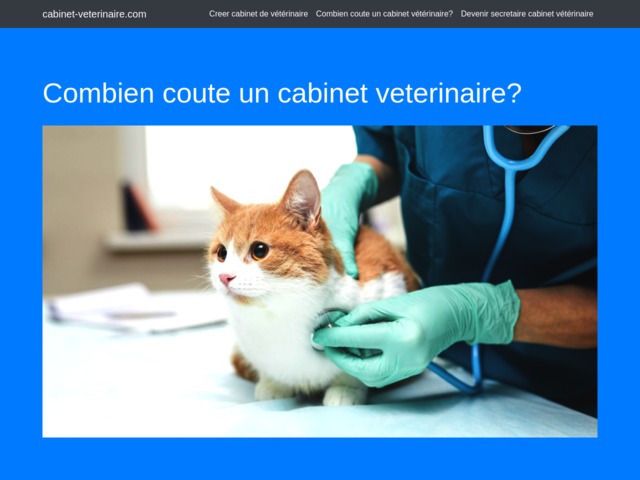 Tout sur le cabinet veterinaire