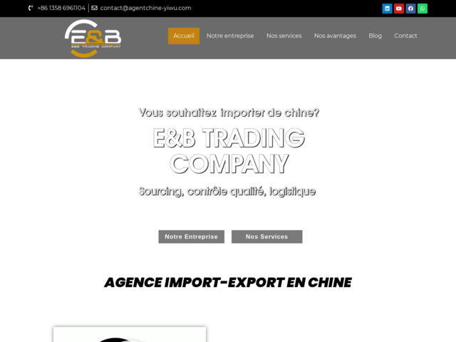 Agent d'approvisionnement fiable en chine
