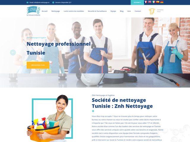 Société de nettoyage en Tunisie