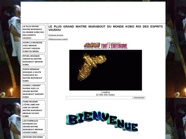 Le plus grand maitre marabout du monde kobo roi des esprits vaudou