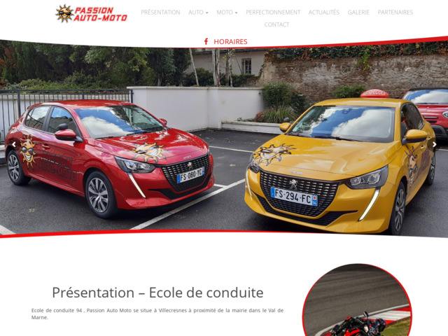 Passion auto moto : auto-cole