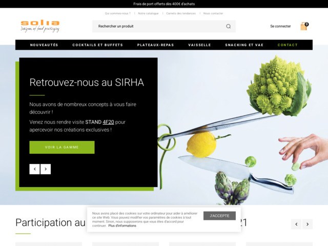 Emballages alimentaires pour les traiteurs