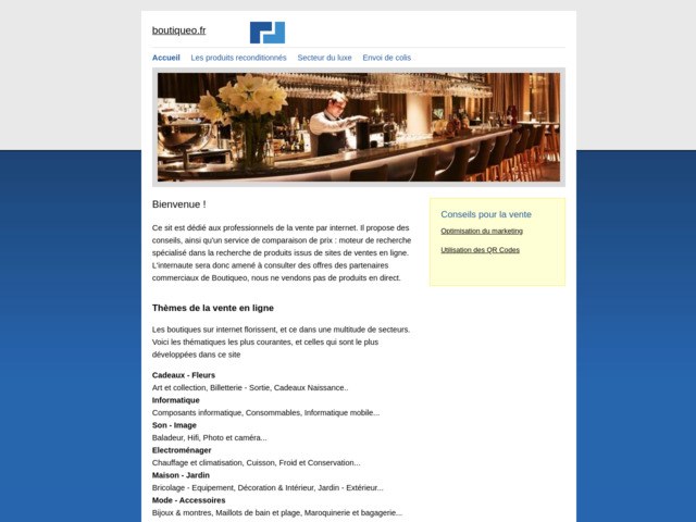 Boutique internet