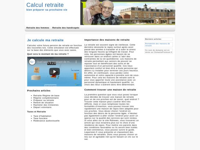 Partir en maison de retraite