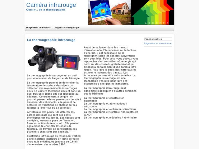 Tout savoir sur la caméra thermographique