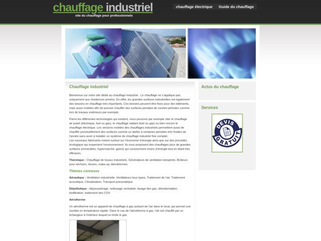Chauffage industriel