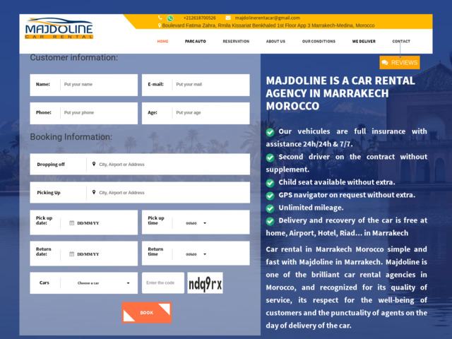 Rent a car Marrakech airport