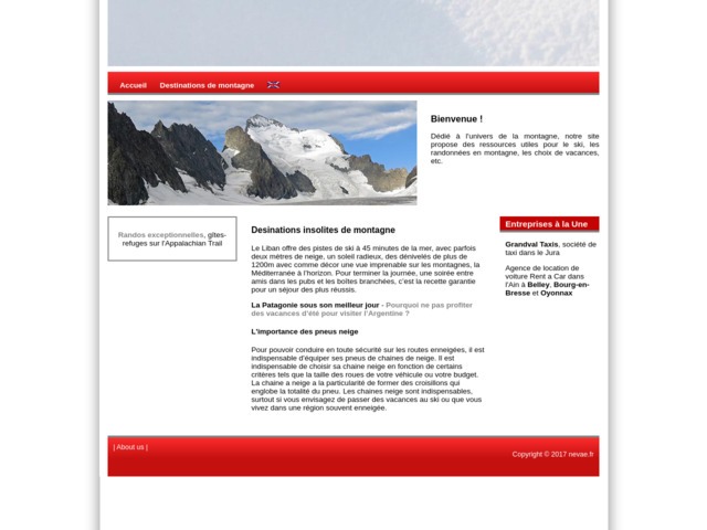 Le tourisme en montagne