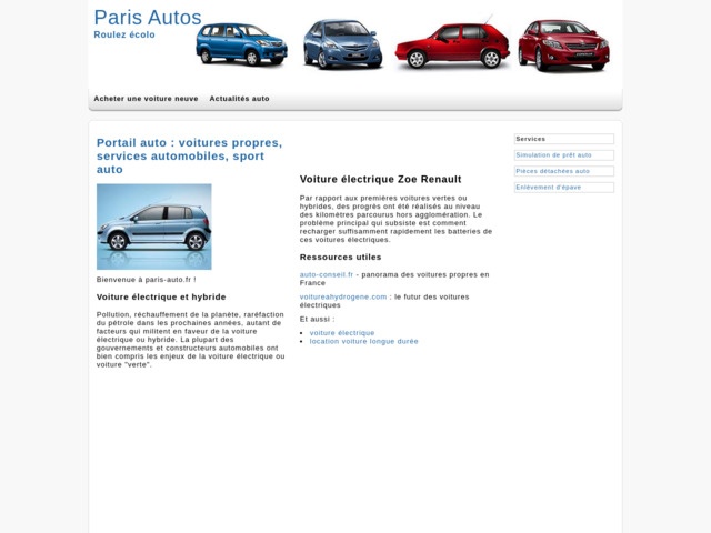 Location auto à paris