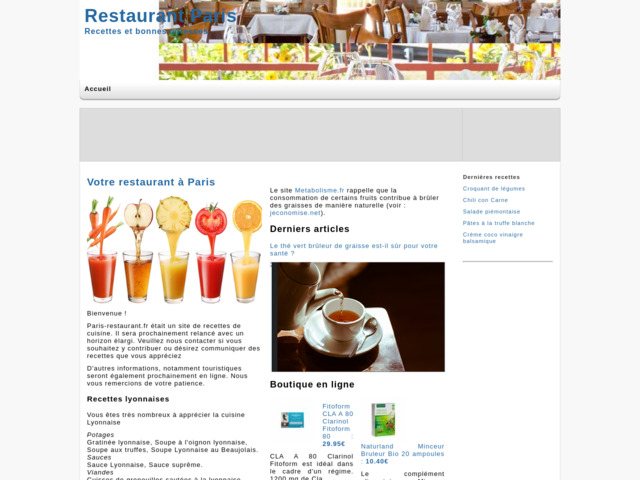 Restaurant à Paris