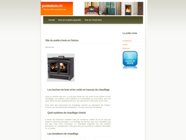 Guide du poele à bois