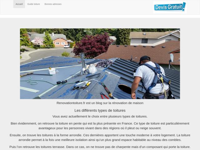 Rénovation du toit