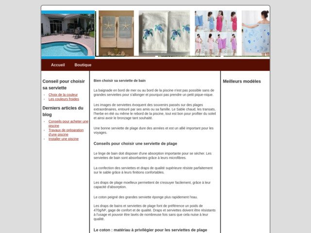 Serviette de bain
