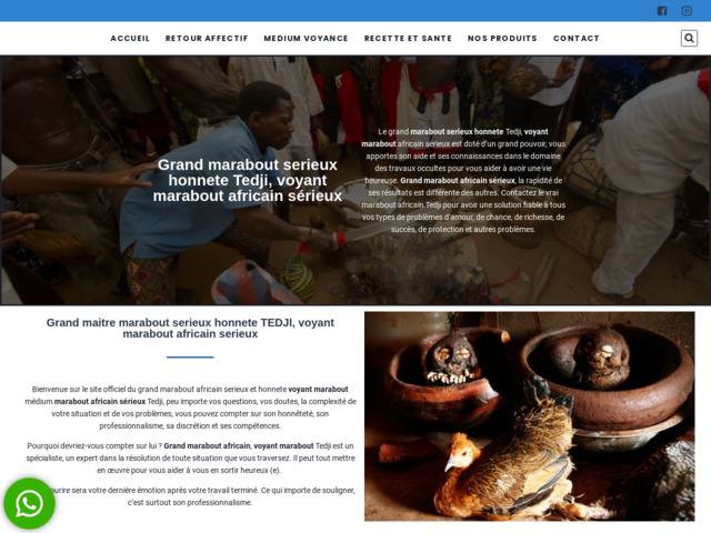Marabout sérieux honnête - grand voyant médium africain sérieux tedji