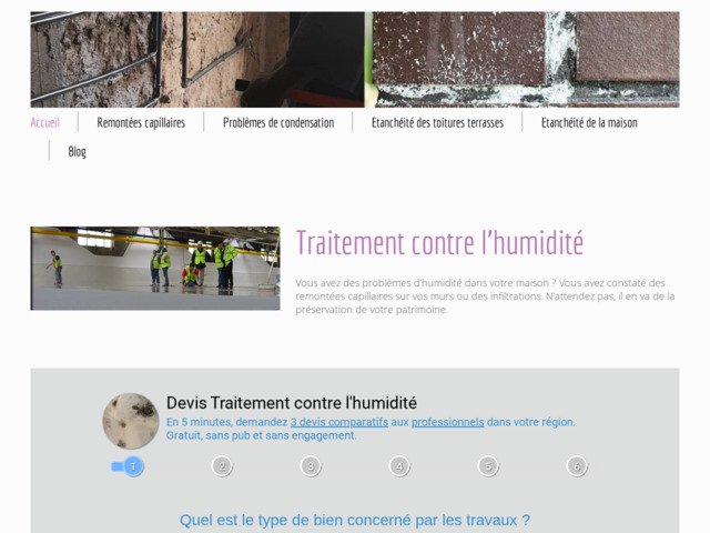 Guide traitement humidité
