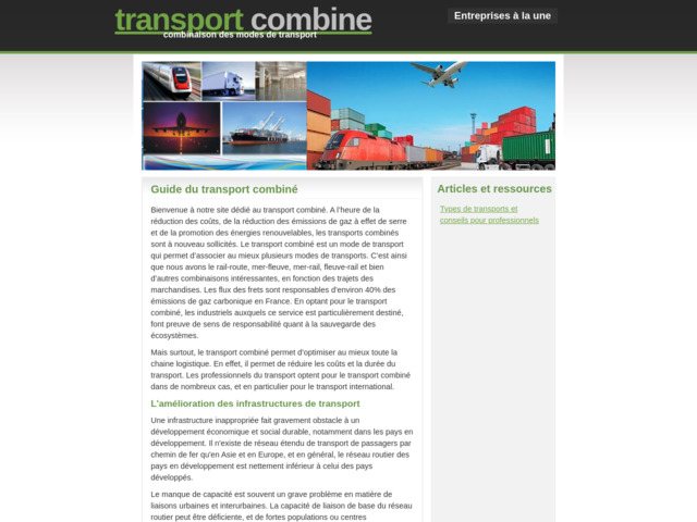 Le transport combiné