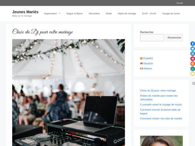 Le mariage : idées et astuces