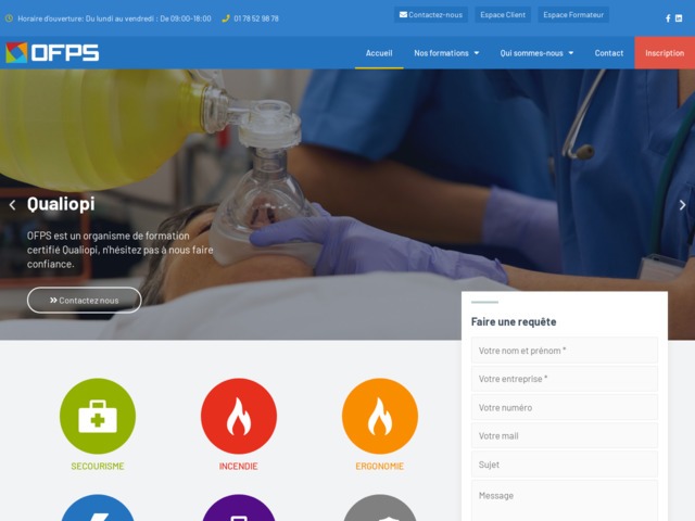 Prévention & secourisme, ofps est spécialisé dans la prévention des risqu