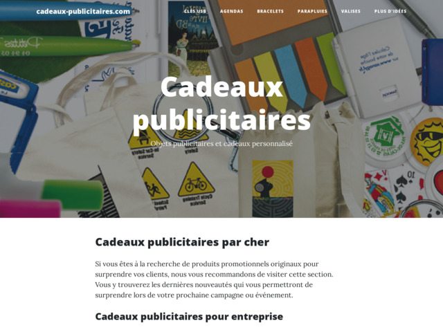 Les objets publicitaires