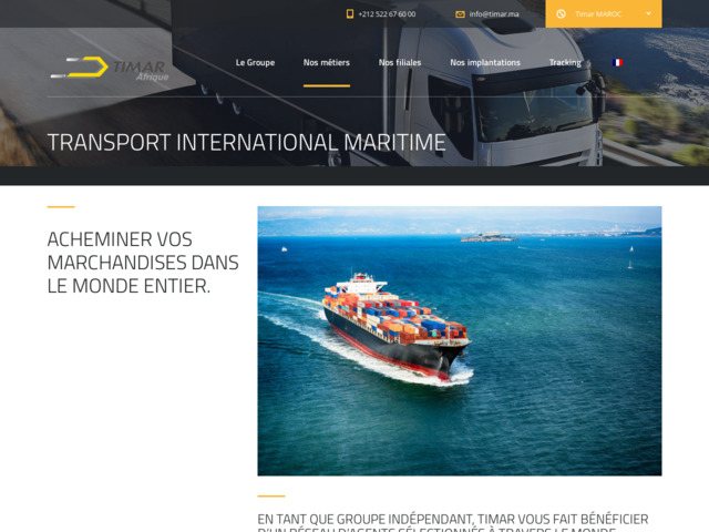 Transport maritime Maroc