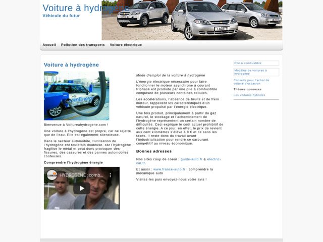 Tout savoir sur la voiture hydrogène